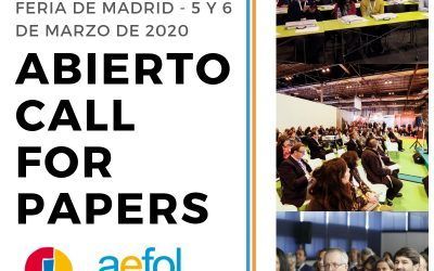 Call for papers XIX EXPOELEARNING en Feria de Madrid, 5 y 6 de Marzo 2020